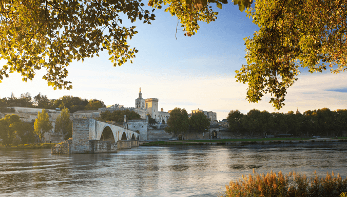 Ponte Avignon França Rio Ródano