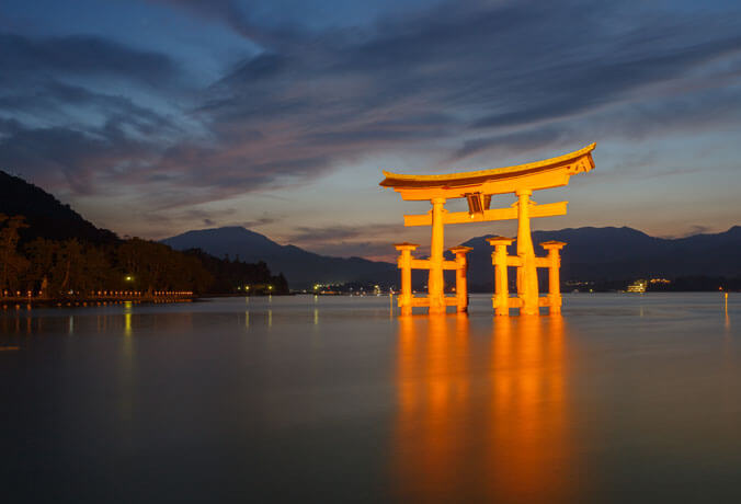 santuário Itsukushima japão