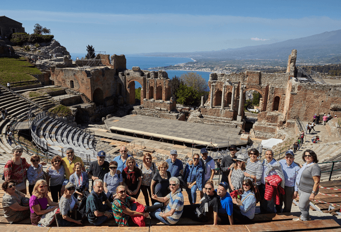 Teatro Antigo de Taormina Itália 