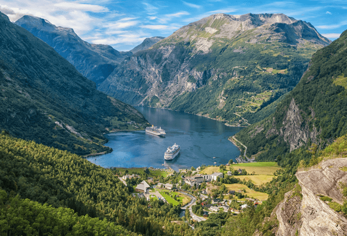 Fiorde de Geiranger noruega