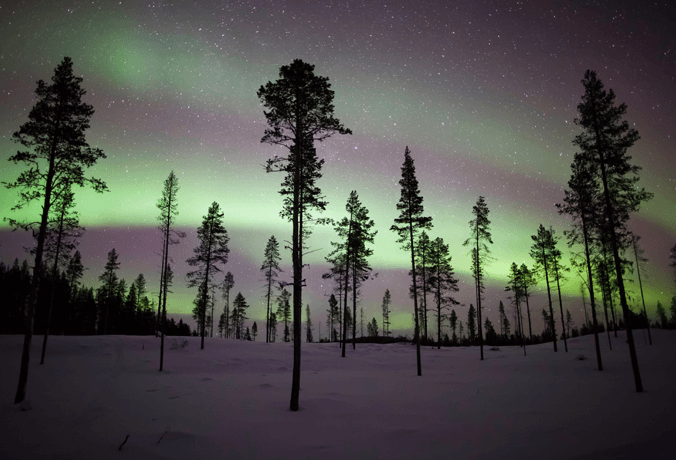 aurora boreal Escandinávia