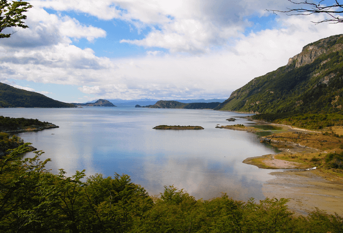Baía Lapataia parque nacional terra do fogo