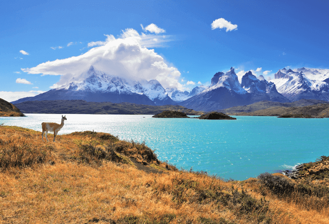 Lago Pehoé parque nacional torres del paine