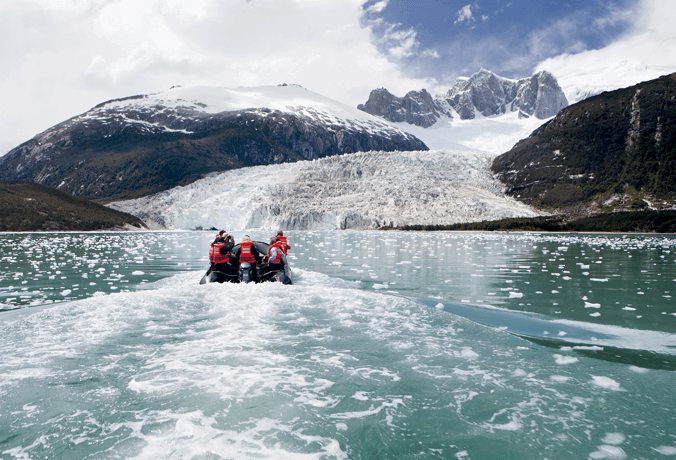 glaciar pia patagonia