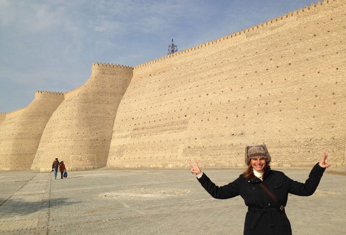 cidadela Ark Bukhara Uzbequistão