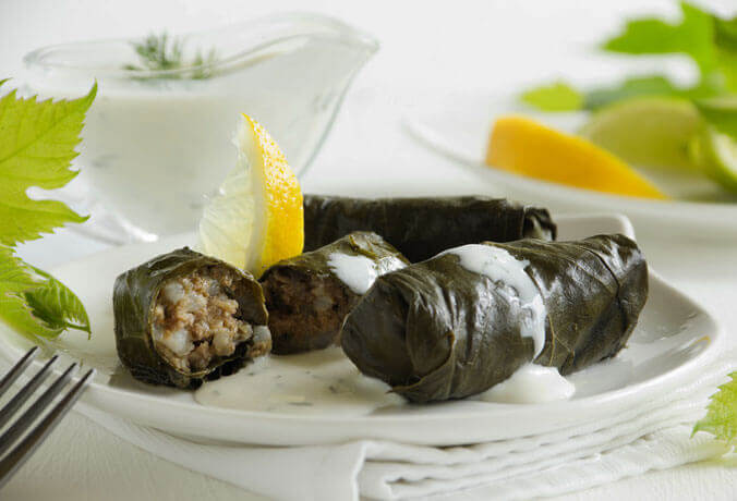 Dolmades gregos pratos gregos