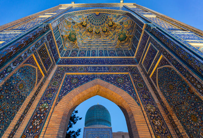 Mausoléu Samarcanda Uzbequistão