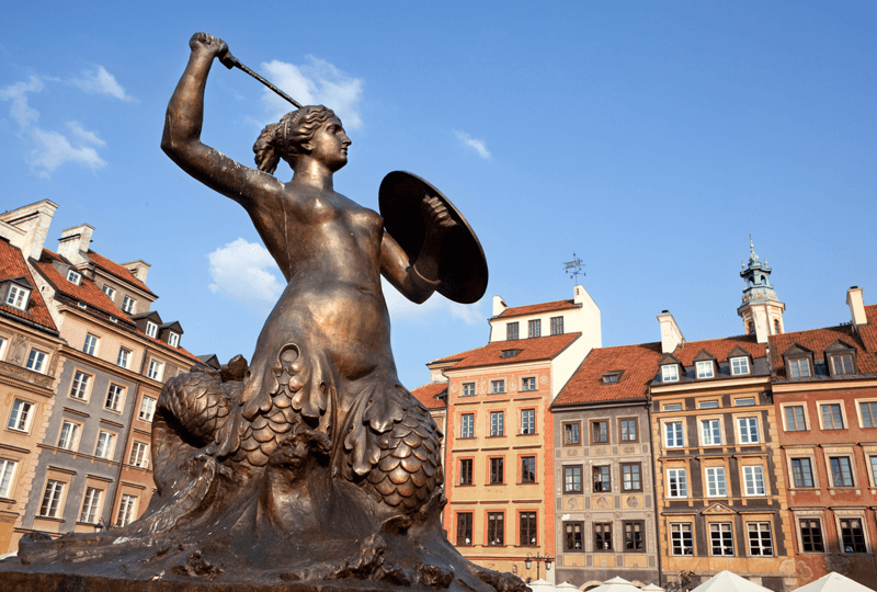 Cidade Velha Varsóvia Polônia Europa viagem