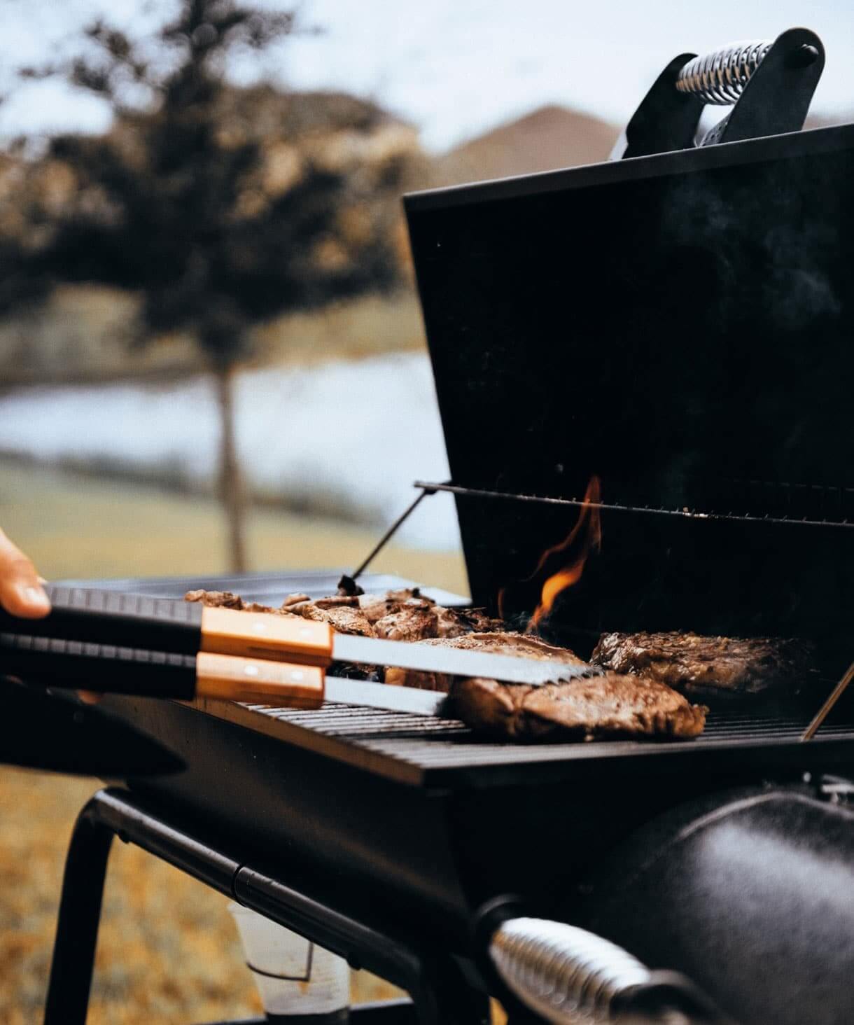 Churrasco ao ar livre