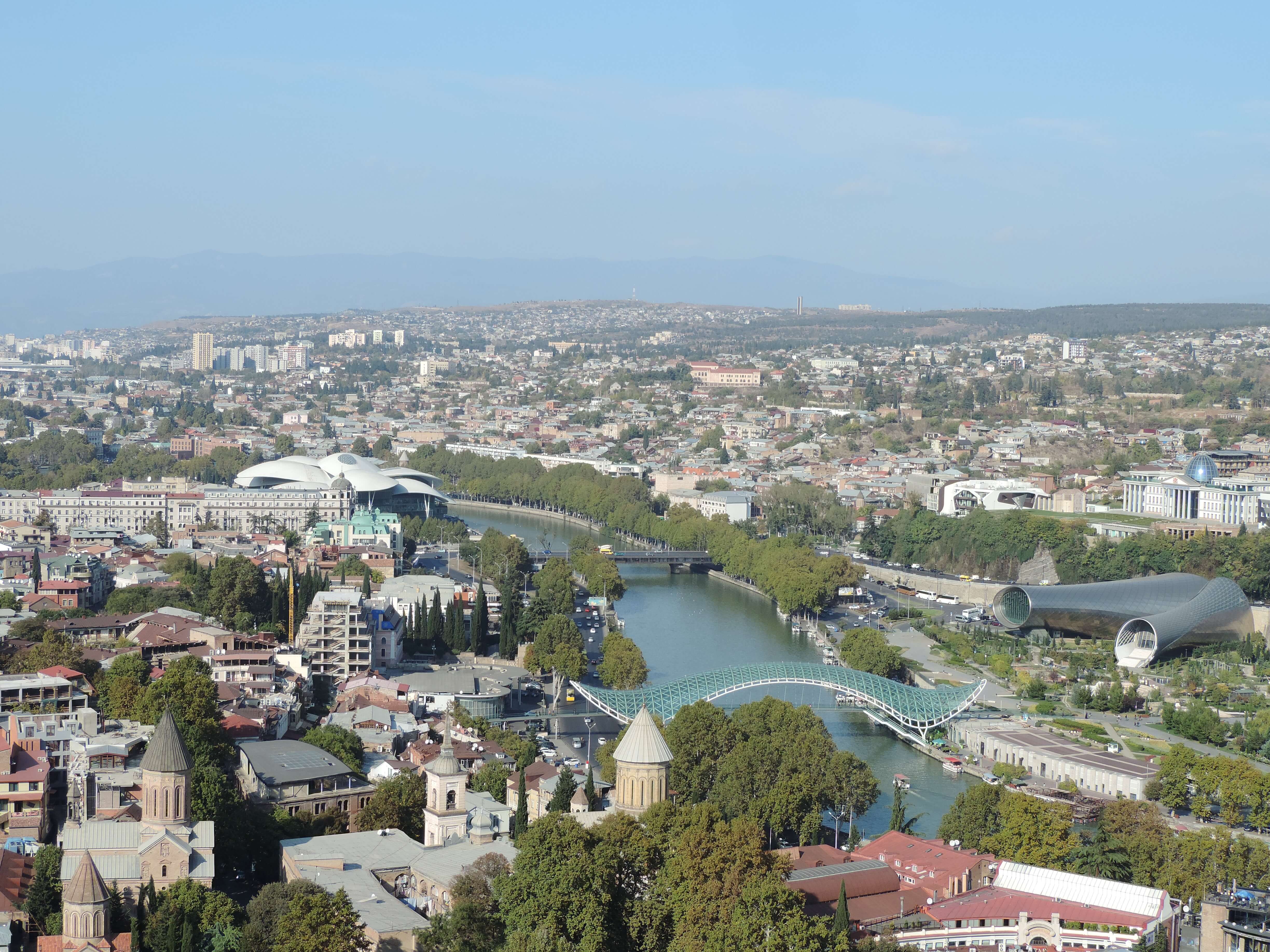 Tbilisi Ponte da Paz Cáucaso