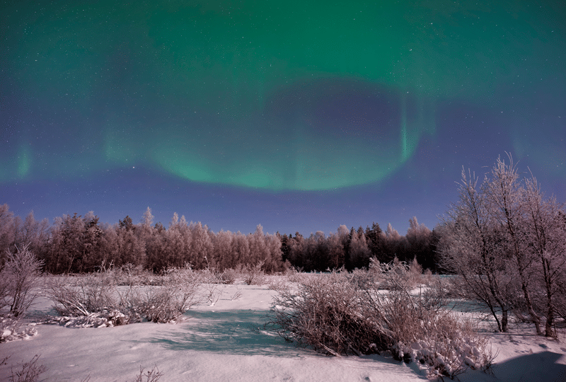 aurora boreal finlândia