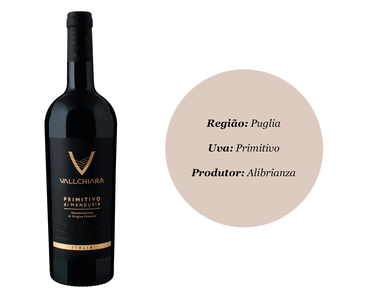 PRIMITIVO MANDURIA DOP 2017 VALLCHIARA