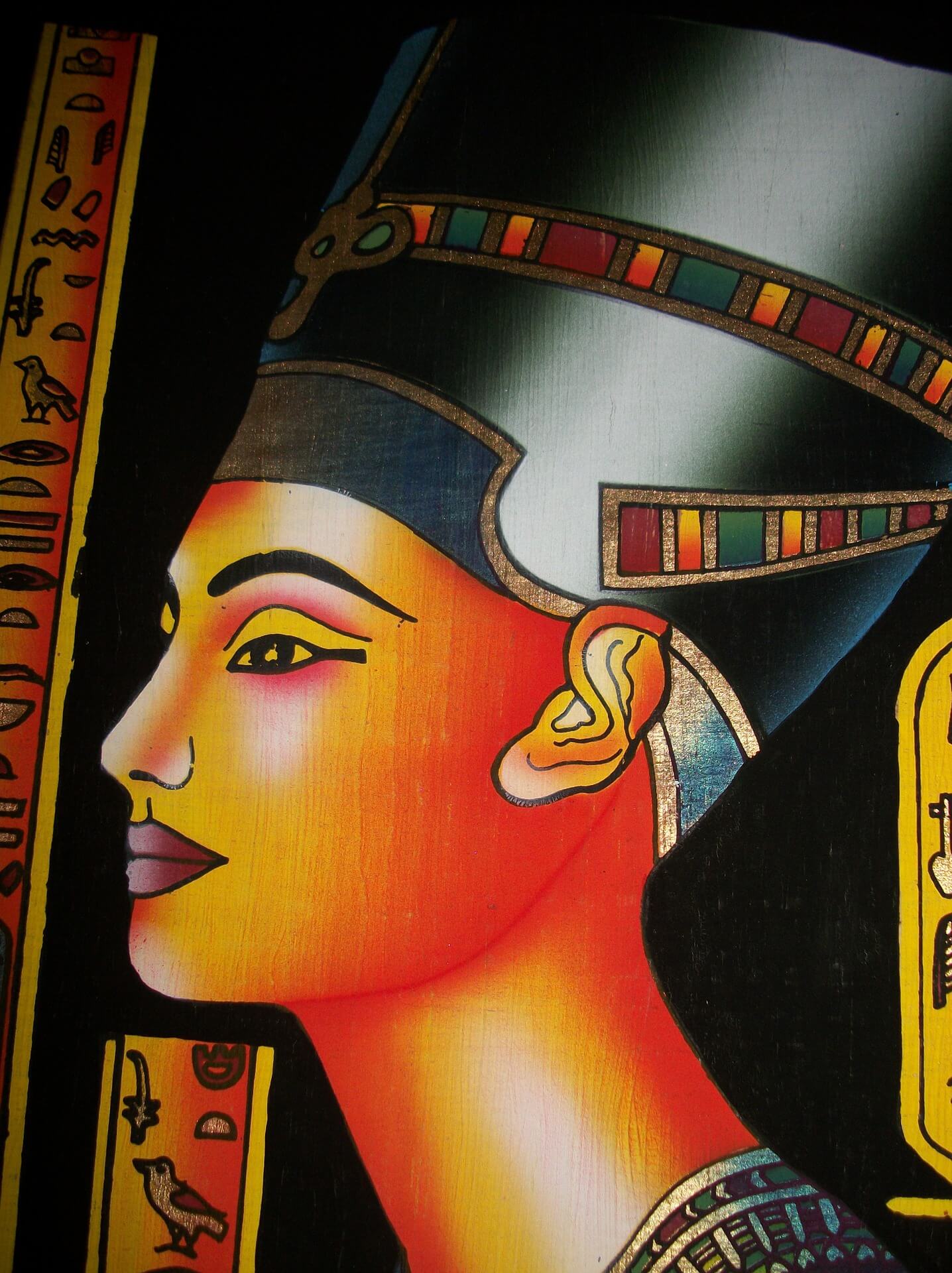 Nefertiti maquiagem egípcia