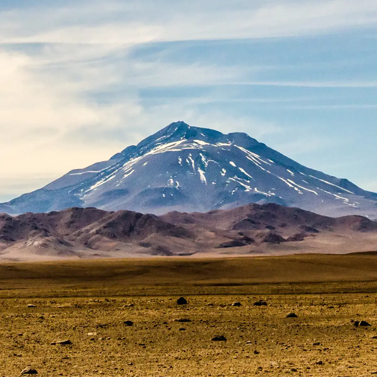 Vulcão Llullaillaco, onde as múmias foram encontradas