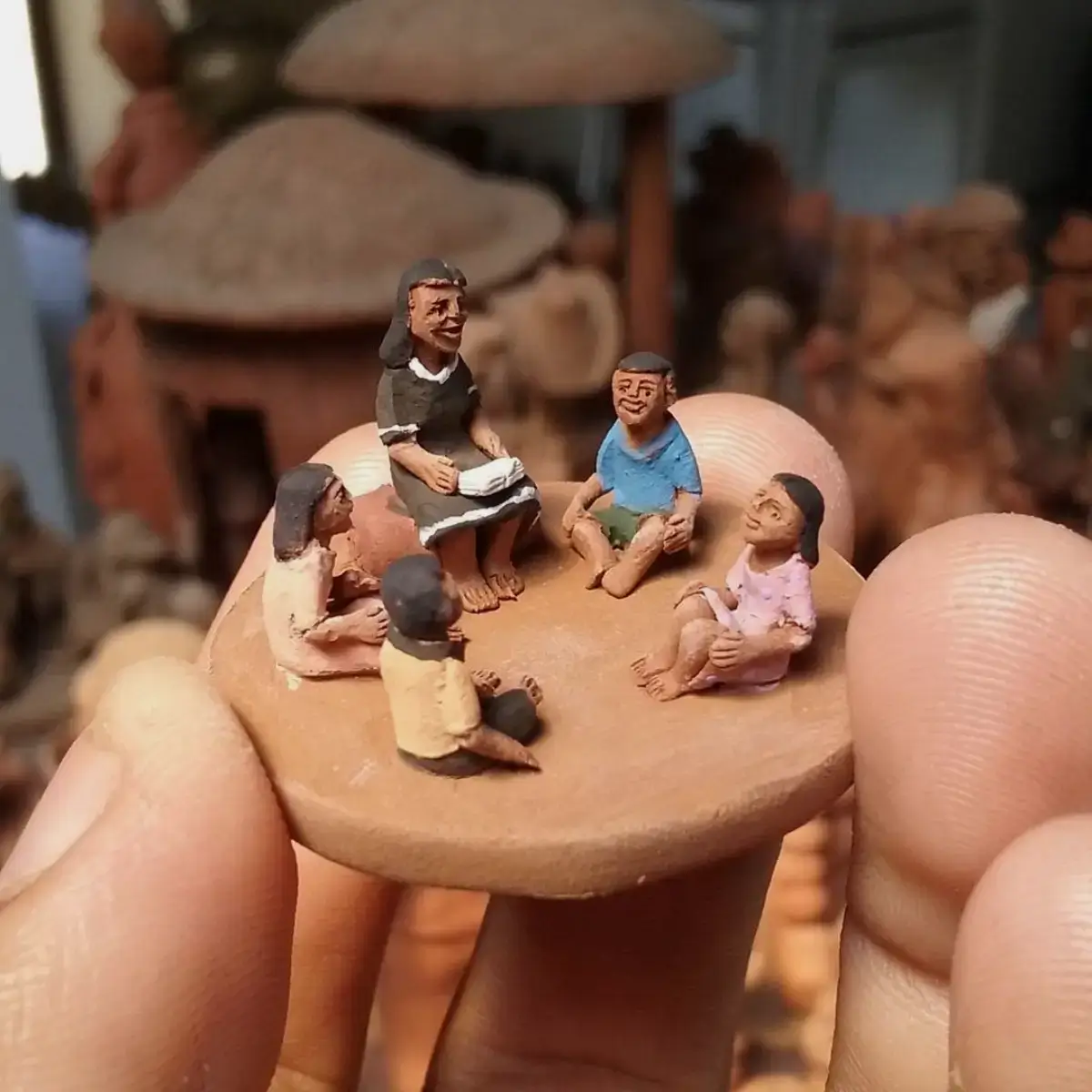 trabalho de argila, artesanato tradicional de Alagoas e Sergipe