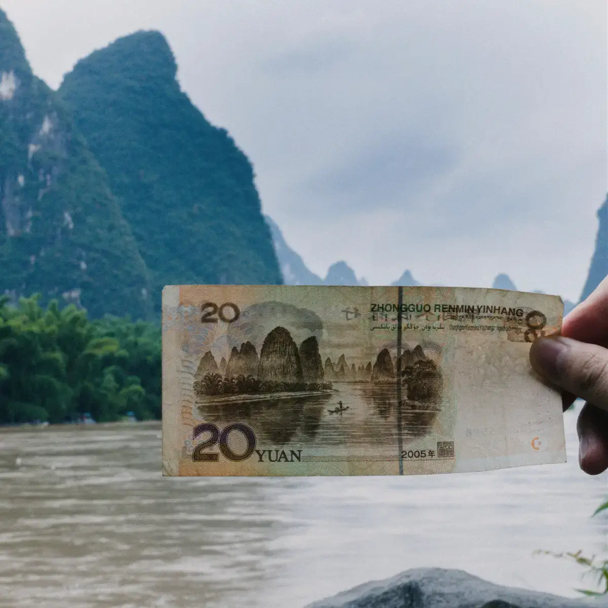 Rio Li na China, a paisagem que inspirou a nota de 20 yuans