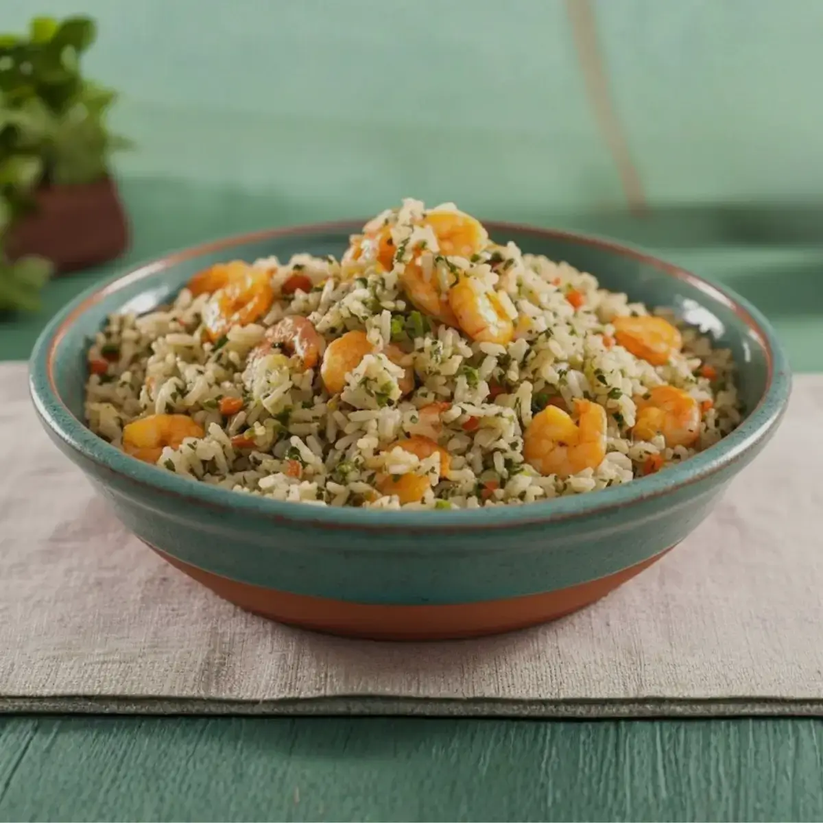 arroz de cuxá é feito com camarão seco, farinha de mandioca e molho à base de vinagreira, um prato da culinária maranhense